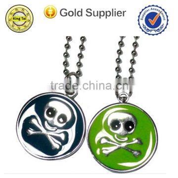 Free sample cheap price wholesale metal colorful dog tag