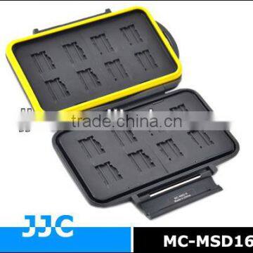 JJC MC-MSD16 Rugged waterproof ABS Memory Card Case (16x microSD / microSDHC Cards)