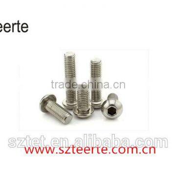 White Zinc Plating Hexagonal Socket Pan Head Machine Screw