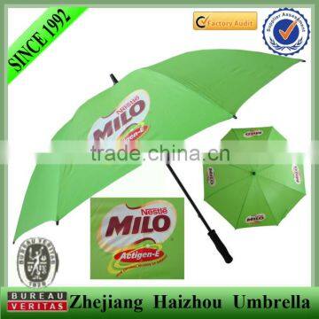 promotional golf umbrella with slik printing