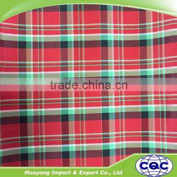 100% polyester 300d plaid school uniform fabric for sale