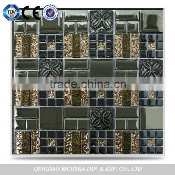 2016 New Arrival Bathroom Crystal Glass Mosaic Tiles