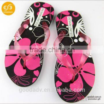 Cheap promotional OEM logo fashion custom EVA flip flops