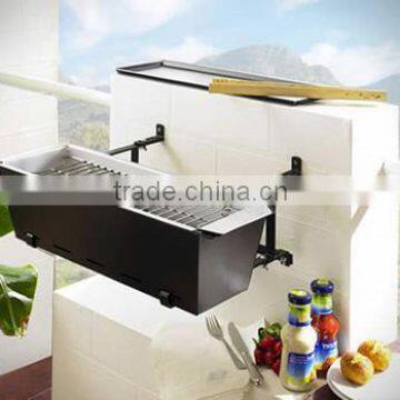 BBQ Factory Cheap Price 0.7thickness Balcony Hanging BBQ Grill