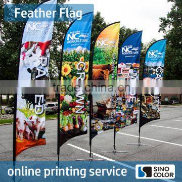 Any Size Custom Brand Logo Feather Teardrop Square Polyester Print Knife Flag Show Flag Display Advertising Flag                        
                                                Quality Choice