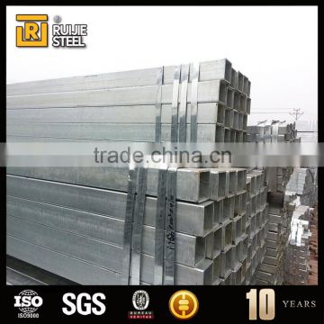 steel pipe/tube q195/q235 grade, high quality pre-galvanized square steel pipe/tube, hot sale steel