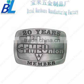 Soft enamed die casted 2D souvenir belt buckle