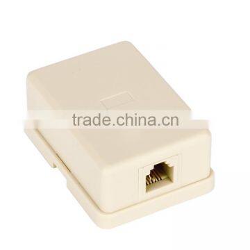 Telephone Plastic Single Port RJ11 Surface Mount Box