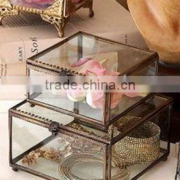 Big Glass Box, Storage Box, Display box, Jewellery Box