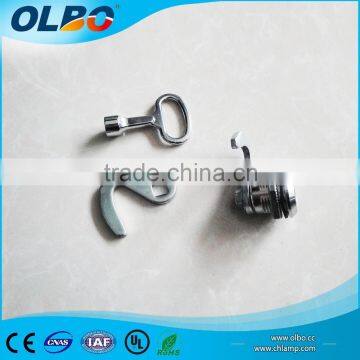 Made in China 60mm security brass cylinder lock with long hook