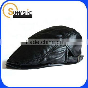 Sunny Shine custom promotional beret hat leather cap