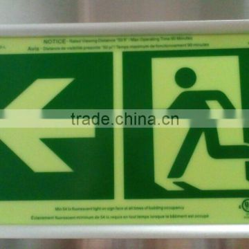 UL 924 Non Electrical Exit Signs