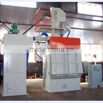 1 tumble belt type sand blast machine, shot cleaning equipment for small castings