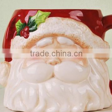 Santa Claus Christmas Ceramic 3D Mug