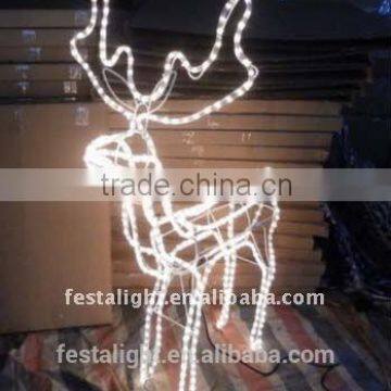 LED Rope Light Motif 3D -Deer Moving Motif Lights,reindeer Christmas Lights photo-3