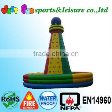 new designed inflatable climbing wall, CE certified climbing wall, exciting climbing wall for sale