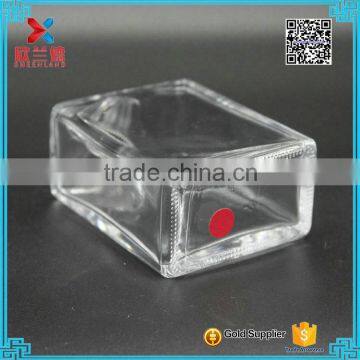 100ML Wholesale Customized Classic Square Empty Clear Glass Perfume Bottle