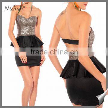 Latest design sexy club party latest fashion cotton