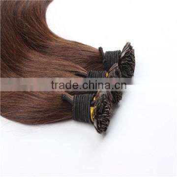 Brazilian Virgin Human Hair U Tip Pre-bonded Hair Extension 100 Keratin Tipped Human Hair Extension