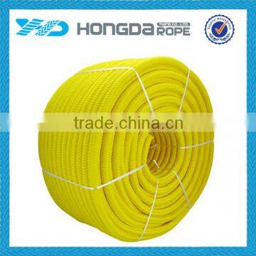 Equipments producing boat accessories yellow polyester rope 7mm