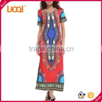 2016 sexy women fashion long dress traditional african design print dashiki dresses                        
                                                Quality Choice