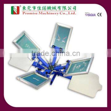 Model JN-SPE42 Two Station 4 Color Textile Printing Machine