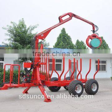 ZM Series Log Trailer Crane ZM5004,5 TonTimber Trailer With Crane,Tractor Mounted Model((1 Ton,3 Ton,5 Ton,8 Ton,10ton,12 Ton) ) photo-5