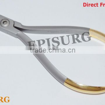 Adam Plier TC Half Gold Handle Dental Orthodontic Wire Bending Pliers Instrument