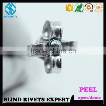 HIGH QUALITY OPEN END FACTORY ALUMINUM PEEL RIVETS