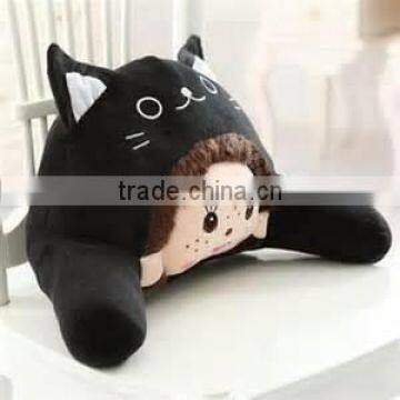 baby cat pillow/baby plush animal pillow/baby mat