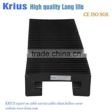 Nylon accordion rubber bellows CNC retractable shield