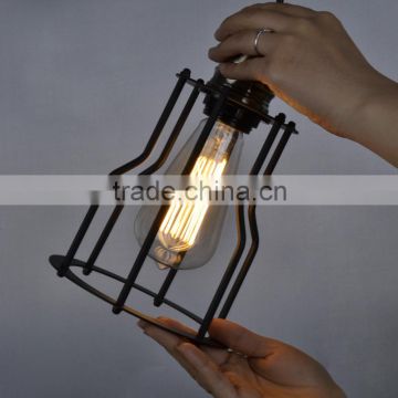 Vintage Style Industrial lamp guard cage , Iron Edison Bulb Suspended Pendant Light,vintage pendant industrial light metal