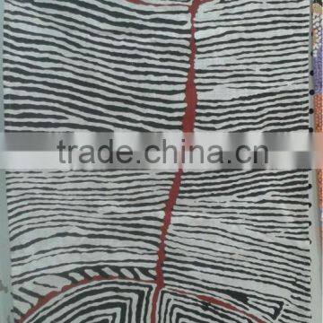 Kitchen Digital Printed Linen Tea Towel for Home Decorationl,promotion and Gift-black Print