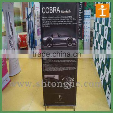 double sided print banner stand, lightbox banner display,retractable banner stands