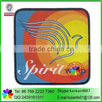 Adhesive clothing woven patch