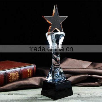 Crystal Manufacturer Supply Crystal Gifts Crystal Award Item Glass Star Trophy