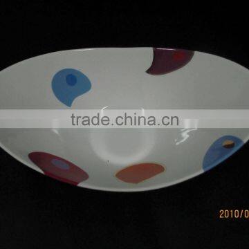 YF15054 large ceramic salad bowl