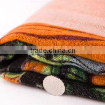 Professional 100% acrylic new style fashion scarf shawl with CE certificate
