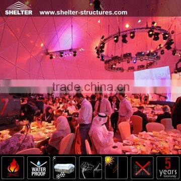 Steel Frame Structure Space Dome Shed for Event photo-2