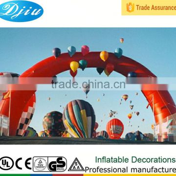 DJ-GM-01outdoor inflatable event archway red inflatable advertising arch