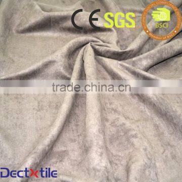 100% Polyester Sofa Upholstery Suede Fabric