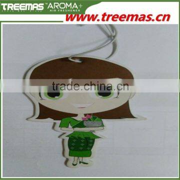 high quality and good price logo teacher hanging paper car air freshener