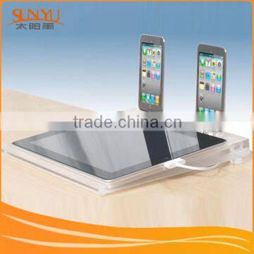 5mm Clear Tabletop Acrylic Ipad Display With Diffterent Logo