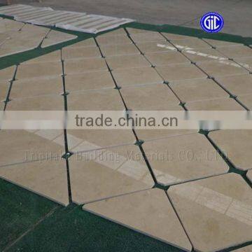 Natural beige marble type flooring design