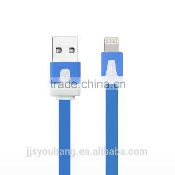 Hot selling colorful phone usb cable for smart mobile phones