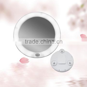 suction cup mirror with led