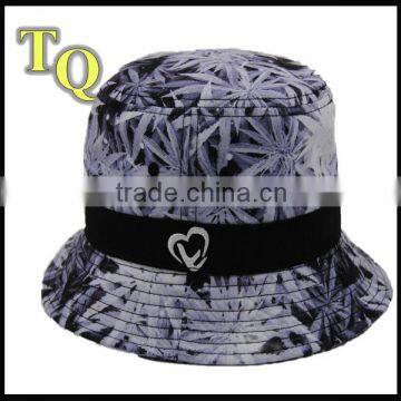 100% polyester material bucket hat/ floral sublimation printing style