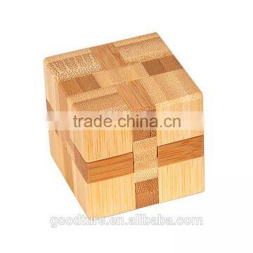 2015 Hot Sale Bamboo IQ Intelligent Puzzle Magic Puzzle Kongming Lock Brain Teaser Model Number GAD1120 photo-2