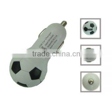 Promotional Football Mini Portable Usb Car Charger 1A/2.1A photo-2