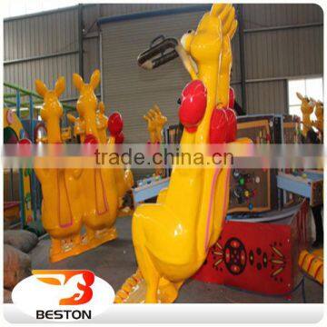 China Amusement park kiddie rides jumping kangaroo for sale